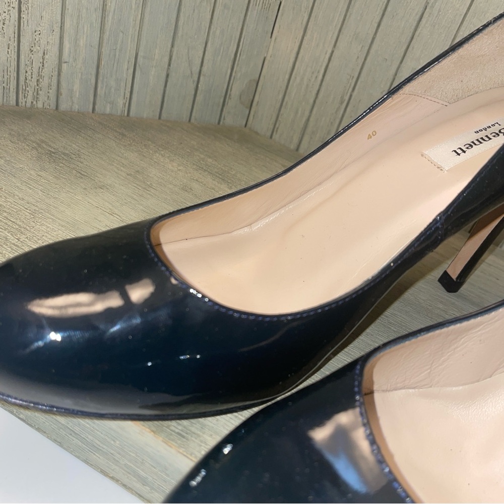 Flawless & Elegant LK Bennett Black Patent Leather Pumps 40 - Picture 10 of 10